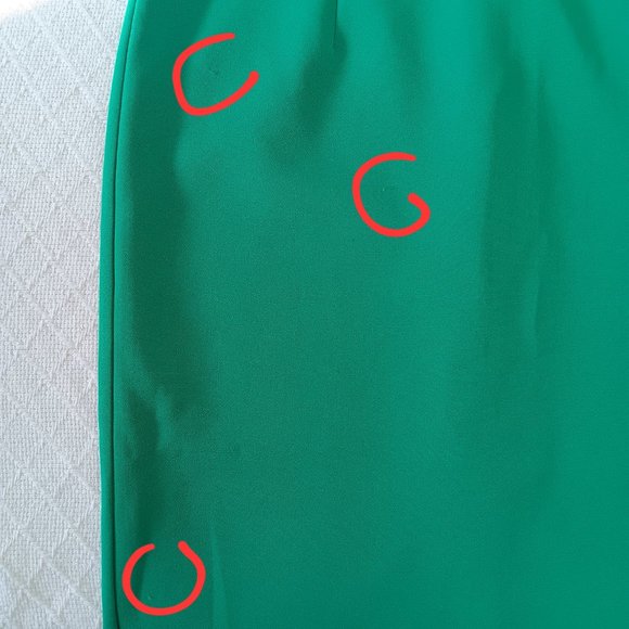 NWT Milly Luna Color Block Dress Blue and Green 6 - Picture 8 of 8